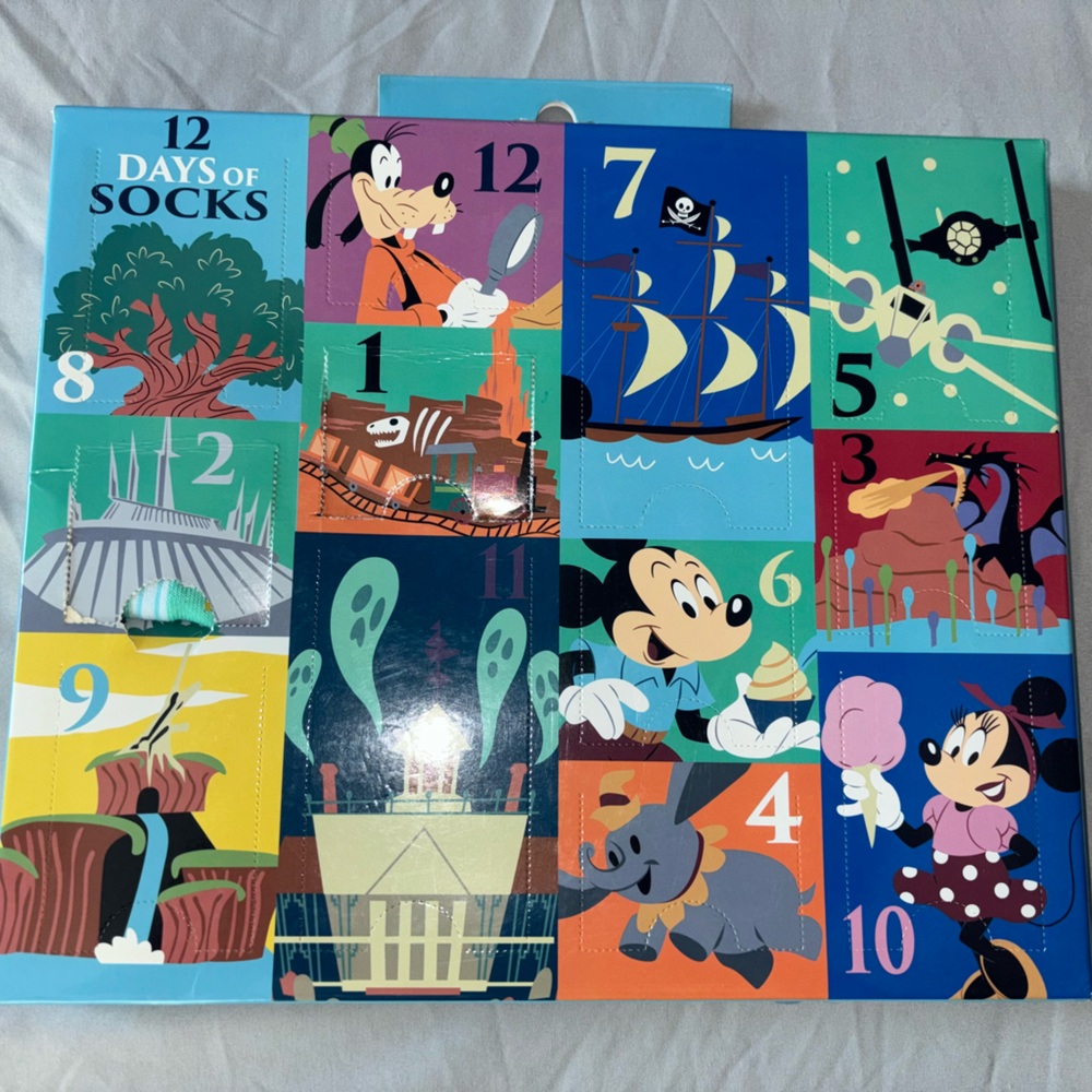 Disney Colorful Character Socks Collection